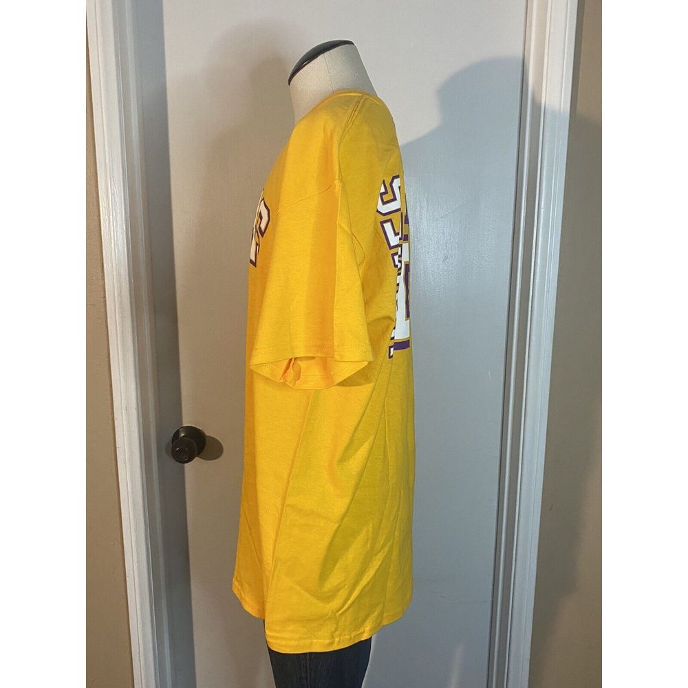 LA Lakers, Lebron James, #23, T Shirt, Yellow, L - Picture 3 of 5